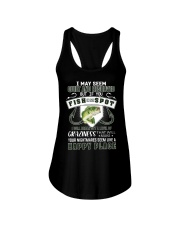 Fishing I May Seem Quiet And Reserved Ladies Flowy Tank tile