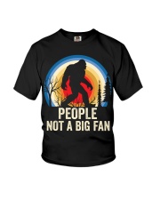 People Not A Big Fan Bigfoot Introvert Tee Bigfoot Hunting Youth T-Shirt tile