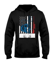 Retro Fishing And Hunting American Flag Deer Fish Lover Gift Tank Top Hooded Sweatshirt tile