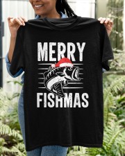 Merry Fishmas Funny Classic T-Shirt apparel-classic-tshirt-lifestyle-front-130
