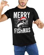 Merry Fishmas Funny Classic T-Shirt custom-t-shirts-classic-lifestyle-front-212