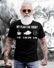 Funny Fishing Crappie Fish Angler My Plan For Today Classic T-Shirt apparel-classic-tshirt-lifestyle-front-268