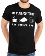 Funny Fishing Crappie Fish Angler My Plan For Today Classic T-Shirt custom-t-shirts-classic-lifestyle-front-196