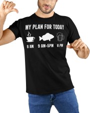 Funny Fishing Crappie Fish Angler My Plan For Today Classic T-Shirt custom-t-shirts-classic-lifestyle-front-212