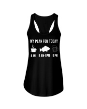Funny Fishing Crappie Fish Angler My Plan For Today Ladies Flowy Tank tile