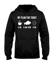 Funny Fishing Crappie Fish Angler My Plan For Today Hooded Sweatshirt tile