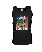 Reel Cool Dad Fishing American Unisex Tank tile