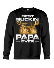 Best Buckin’ Papa Ever Tee Deer Hunting Bucking Father Crewneck Sweatshirt tile