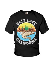 Bass Lake California Bass Fishing Youth T-Shirt tile