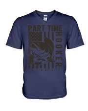 Part Time Hooker V-Neck T-Shirt tile
