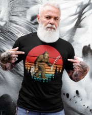 Bassquatch Funny Bigfoot Fishing Outdoor Classic T-Shirt apparel-classic-tshirt-lifestyle-front-267