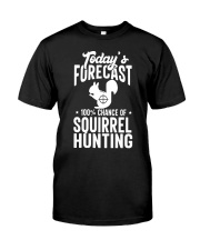 Mens Hunting Squirrels Funny Squirrel Hunter Classic T-Shirt front