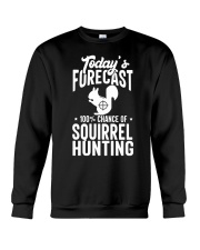 Mens Hunting Squirrels Funny Squirrel Hunter Crewneck Sweatshirt tile