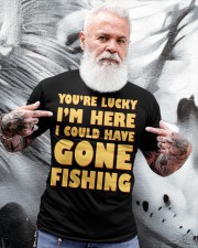 Funny Fishing Saying T-Shirt Classic T-Shirt apparel-classic-tshirt-lifestyle-front-267