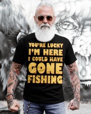 Funny Fishing Saying T-Shirt Classic T-Shirt apparel-classic-tshirt-lifestyle-front-268