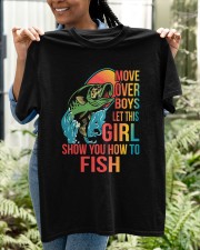 Move Over Boys Let This Girl Show Classic T-Shirt apparel-classic-tshirt-lifestyle-front-130