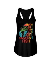 Move Over Boys Let This Girl Show Ladies Flowy Tank tile