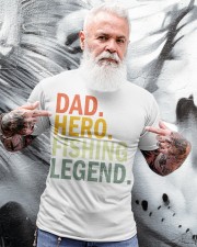 Fishing Dad Hero Vintage Retro Classic T-Shirt apparel-classic-tshirt-lifestyle-front-267