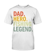 Fishing Dad Hero Vintage Retro Premium Fit Mens Tee tile