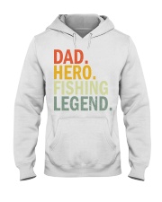Fishing Dad Hero Vintage Retro Hooded Sweatshirt tile