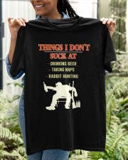 Rabbit Hunting Shirt Accessories Gear Funny Trapper Hunter Classic T-Shirt apparel-classic-tshirt-lifestyle-front-130