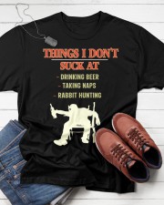 Rabbit Hunting Shirt Accessories Gear Funny Trapper Hunter Classic T-Shirt apparel-classic-tshirt-lifestyle-front-216