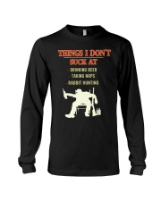 Rabbit Hunting Shirt Accessories Gear Funny Trapper Hunter Long Sleeve Tee tile