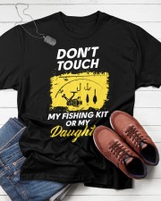 Dont Touch My Fishing Kit Or My Daughter Classic T-Shirt apparel-classic-tshirt-lifestyle-front-216