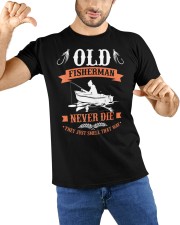 Old Fishermen Never Die They Just Smell That Way Rod Fishing Classic T-Shirt custom-t-shirts-classic-lifestyle-front-212