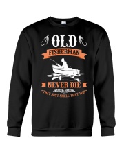 Old Fishermen Never Die They Just Smell That Way Rod Fishing Crewneck Sweatshirt tile