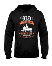 Old Fishermen Never Die They Just Smell That Way Rod Fishing Hooded Sweatshirt tile