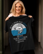 Funny Anti Joe Biden Retro Sarcastic Fishing Saying Classic T-Shirt apparel-classic-tshirt-lifestyle-front-118
