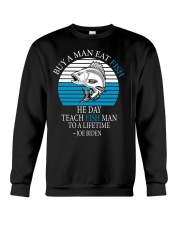 Funny Anti Joe Biden Retro Sarcastic Fishing Saying Crewneck Sweatshirt tile