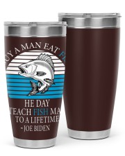 Funny Anti Joe Biden Retro Sarcastic Fishing Saying 30oz Tumbler tile