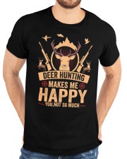 Cool Hunter Saying I Deer Hunting Classic T-Shirt custom-t-shirts-classic-lifestyle-front-196