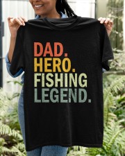 Fishing Dad Hero Vintage Retro Classic T-Shirt apparel-classic-tshirt-lifestyle-front-130