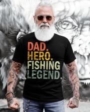 Fishing Dad Hero Vintage Retro Classic T-Shirt apparel-classic-tshirt-lifestyle-front-268