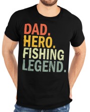 Fishing Dad Hero Vintage Retro Classic T-Shirt custom-t-shirts-classic-lifestyle-front-196