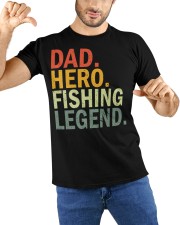 Fishing Dad Hero Vintage Retro Classic T-Shirt custom-t-shirts-classic-lifestyle-front-212