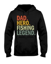 Fishing Dad Hero Vintage Retro Hooded Sweatshirt tile
