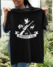 My Retirement Plan Gifts For A Hunting Hunter Hunt Retire Classic T-Shirt apparel-classic-tshirt-lifestyle-front-130