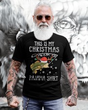 This Is My Christmas Pajama Shirt Fishing Xmas Pjs Dad Men Classic T-Shirt apparel-classic-tshirt-lifestyle-front-268