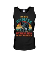 Im Into Fitness Fitness Fish In My Freezer Funny Fishing Unisex Tank tile