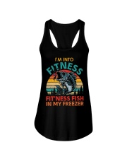 Im Into Fitness Fitness Fish In My Freezer Funny Fishing Ladies Flowy Tank tile