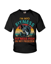 Im Into Fitness Fitness Fish In My Freezer Funny Fishing Youth T-Shirt tile