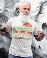 Mens Vintage Bass Fishing Dad Man The Myth The Legend Fisherman Classic Classic T-Shirt apparel-classic-tshirt-lifestyle-front-267