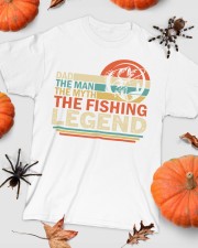 Mens Vintage Bass Fishing Dad Man The Myth The Legend Fisherman Classic Classic T-Shirt custom-t-shirts-classic-lifestyle-front-319