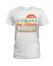Mens Vintage Bass Fishing Dad Man The Myth The Legend Fisherman Classic Ladies T-Shirt tile