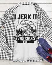 I Jerk It Every Chance I Get Fishing Classic T-Shirt apparel-classic-tshirt-lifestyle-front-218