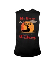 My Broom Broke So Now I Go Fishing Halloween Horror Gift 2021 Classic Sleeveless Tee tile